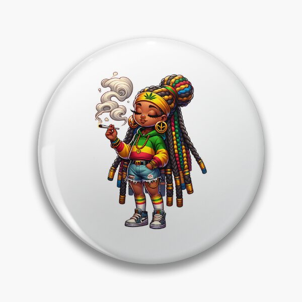 Artikelvorschau, Jamaikanisches Stoner Girl - Rasta Reggae Vibes entworfen und verkauft von Redblackman.
