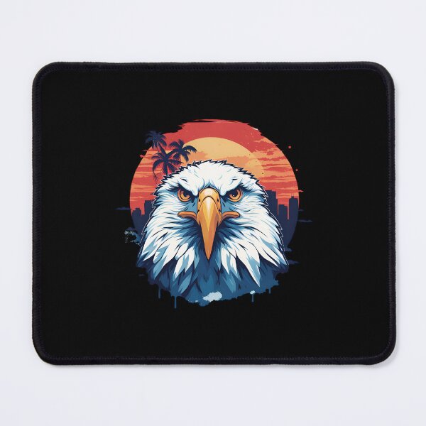 Item preview, Majestic Eagle Sunset Cityscape Art designed and sold by CJC Designs.