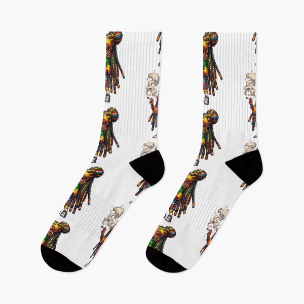 Item preview, Jamaican Stoner Girl - Rasta Reggae Vibes designed and sold by Redblackman.