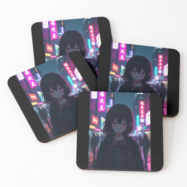 Item preview, Phonk Beats and Cyberpunk Streets Girl designed and sold by brendanre.