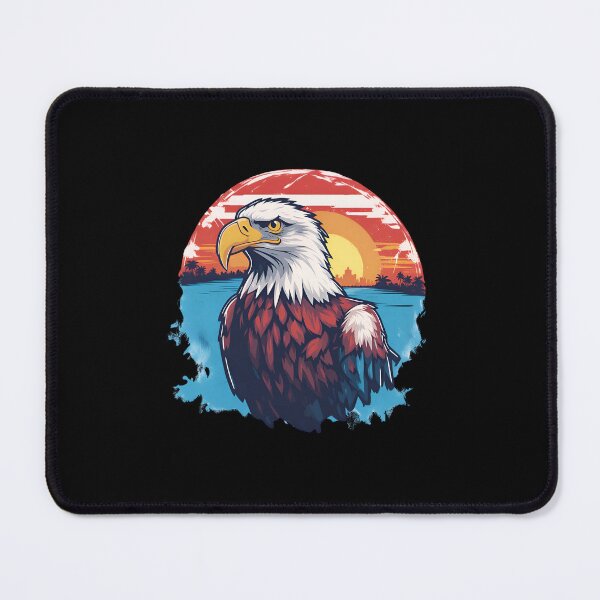 Item preview, Captivating American Bald Eagle DesignCopy of Retro Sunrise Sunburn Sunset Repeat designed and sold by CJC Designs.