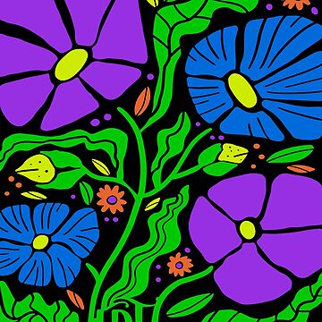 Artwork thumbnail, Subtle FDT Anti Trump Boho Flowers Stickers by EthosWear