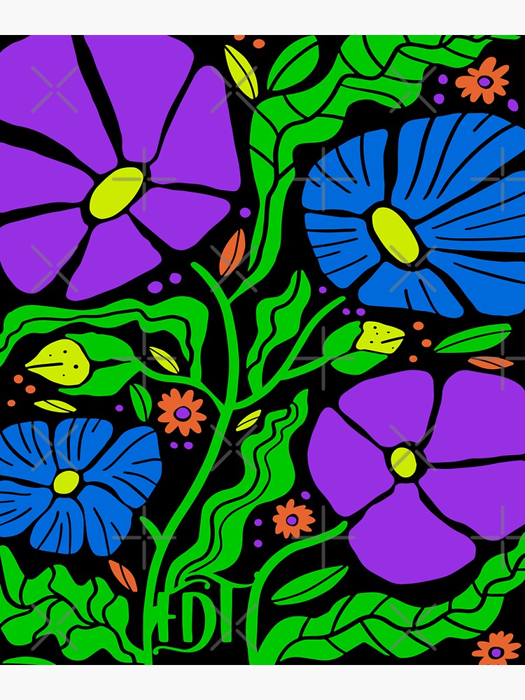 Thumbnail 3 of 3, Sticker, Subtle FDT Anti Trump Boho Flowers Stickers designed and sold by EthosWear.