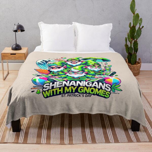 Item preview, Shenanigans With My Gnomes St Patricks Day Shirt designed and sold by XanaduHills.