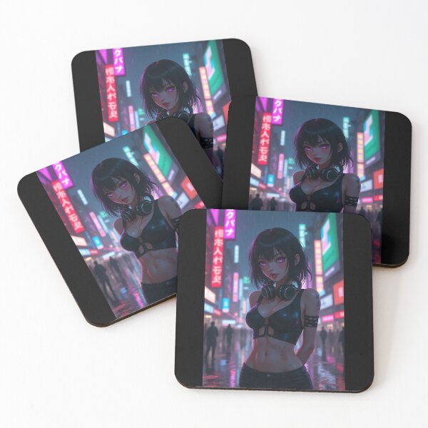 Item preview, Phonk Beats and Cyberpunk Streets Girl designed and sold by brendanre.