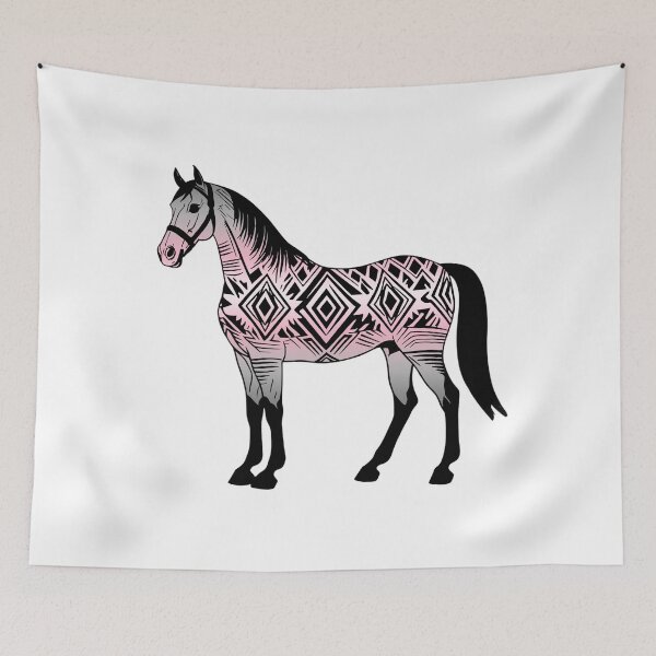 Item preview, Demigirl Tribal Horse Design – Vibrant Pride Artwork designed and sold by Travelslightly.