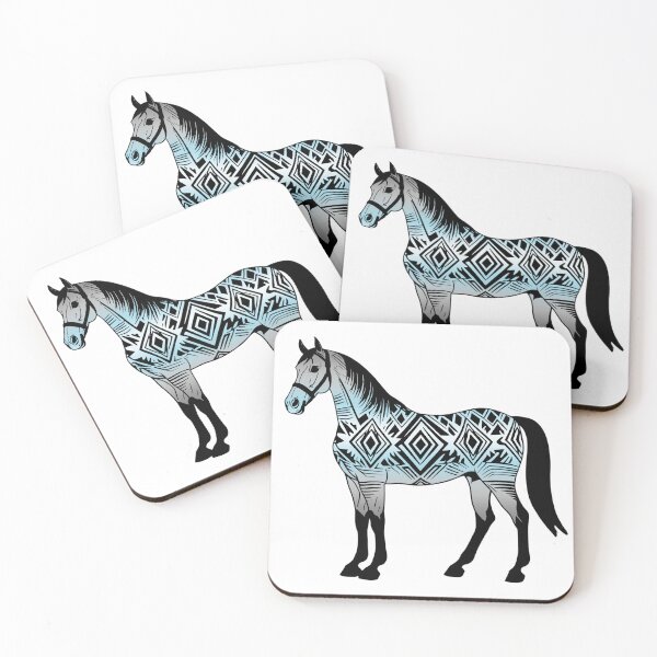Item preview, Demiboy Tribal Horse Design – Vibrant Pride Artwork designed and sold by Travelslightly.
