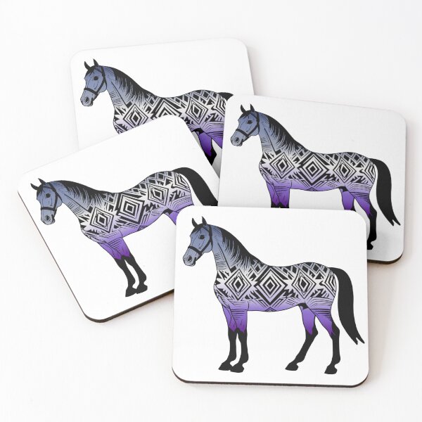 Item preview, Butch Tribal Horse Design – Vibrant Pride Artwork designed and sold by Travelslightly.