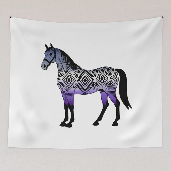 Item preview, Butch Tribal Horse Design – Vibrant Pride Artwork designed and sold by Travelslightly.