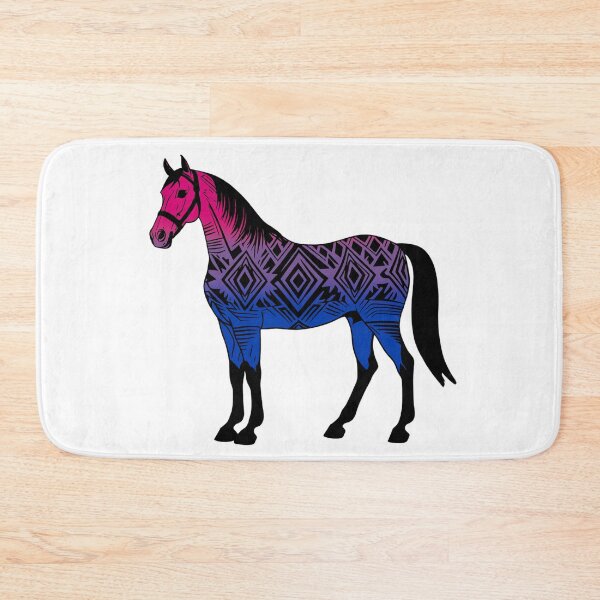 Item preview, Bisexual Tribal Horse Design – Vibrant Pride Artwork designed and sold by Travelslightly.