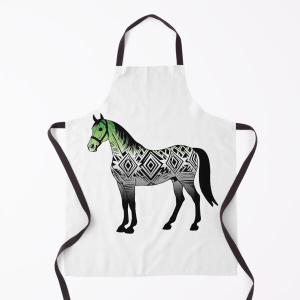 Item preview, Aromantic Tribal Horse Design – Vibrant Pride Artwork designed and sold by Travelslightly.