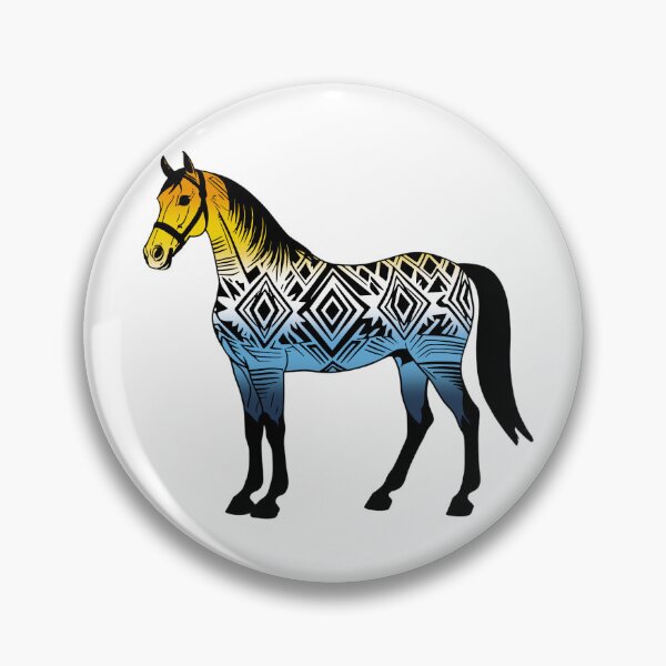 Item preview, AroAce Tribal Horse Design – Vibrant Pride Artwork designed and sold by Travelslightly.