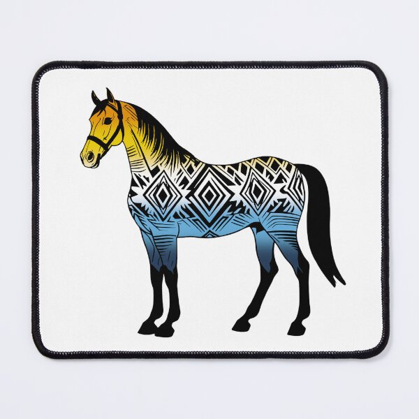 Item preview, AroAce Tribal Horse Design – Vibrant Pride Artwork designed and sold by Travelslightly.