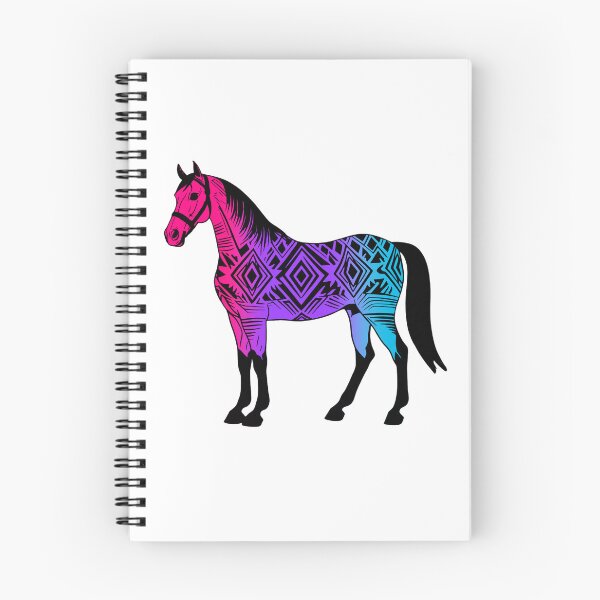 Item preview, Androgynous Tribal Horse Design – Vibrant Pride Artwork designed and sold by Travelslightly.