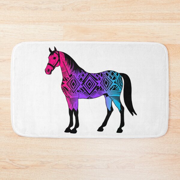 Item preview, Androgynous Tribal Horse Design – Vibrant Pride Artwork designed and sold by Travelslightly.