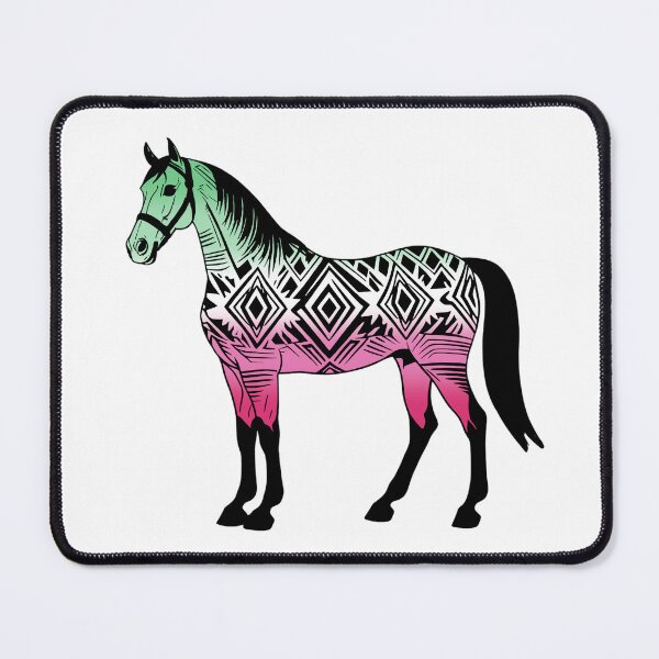Item preview, Abrosexual Tribal Horse Design – Vibrant Pride Artwork designed and sold by Travelslightly.