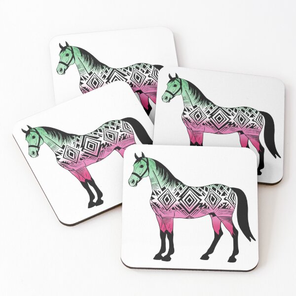 Item preview, Abrosexual Tribal Horse Design – Vibrant Pride Artwork designed and sold by Travelslightly.