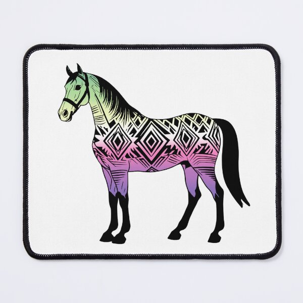 Item preview, Genderfae Tribal Horse Design – Vibrant Pride Artwork designed and sold by Travelslightly.