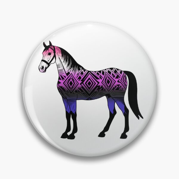 Item preview, Genderfluid Tribal Horse Design – Vibrant Pride Artwork designed and sold by Travelslightly.