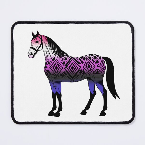 Item preview, Genderfluid Tribal Horse Design – Vibrant Pride Artwork designed and sold by Travelslightly.