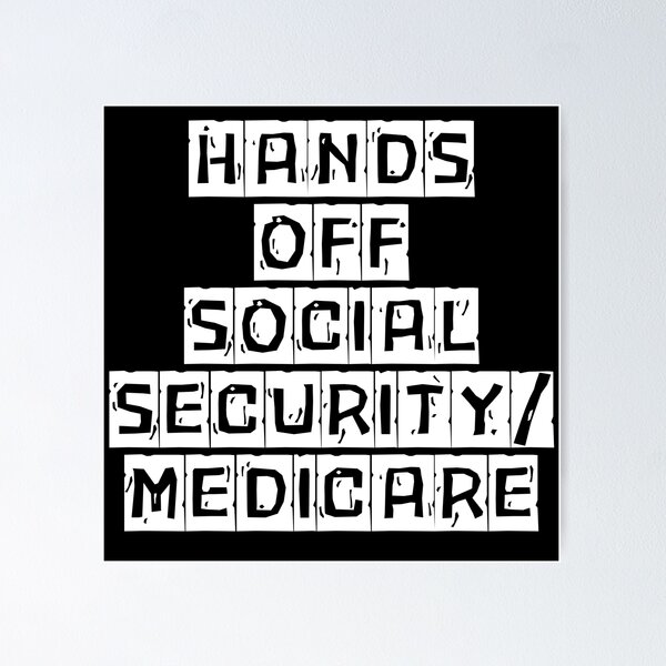 Item preview, Hands Off Social Security / Medicare designed and sold by R-Threads.
