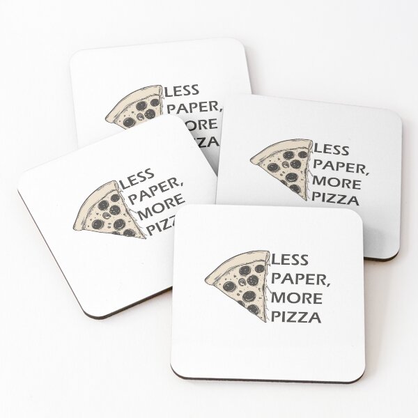 Item preview, Less Paper More Pizza Party designed and sold by FWLKIT.