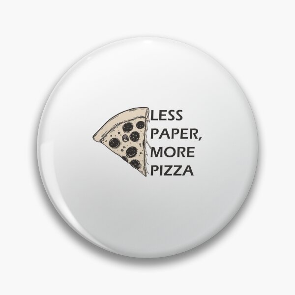Item preview, Less Paper More Pizza Party designed and sold by FWLKIT.