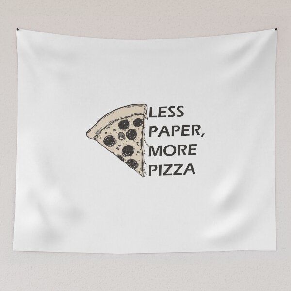 Item preview, Less Paper More Pizza Party designed and sold by FWLKIT.