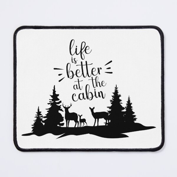 Item preview, Life is better at the cabin designed and sold by MagnoliaLake.