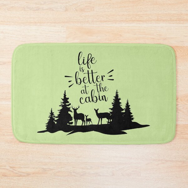 Item preview, Life is better at the cabin designed and sold by MagnoliaLake.
