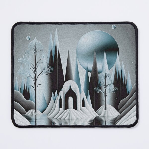 Item preview, Painting, deco winter forest designed and sold by fuzzyfox.