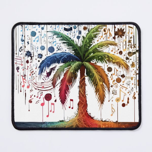 Item preview, Musical Palm Tree: A Symphony of Colors designed and sold by houta.