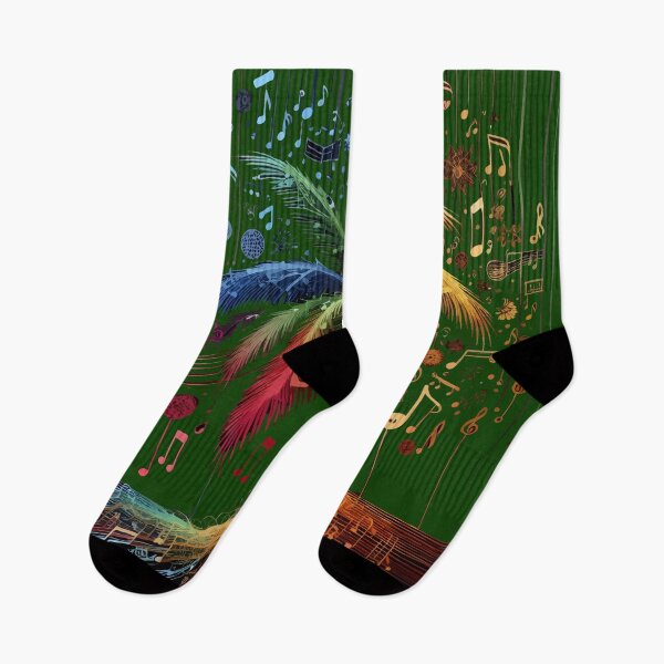Item preview, Musical Palm Tree: A Symphony of Colors designed and sold by houta.