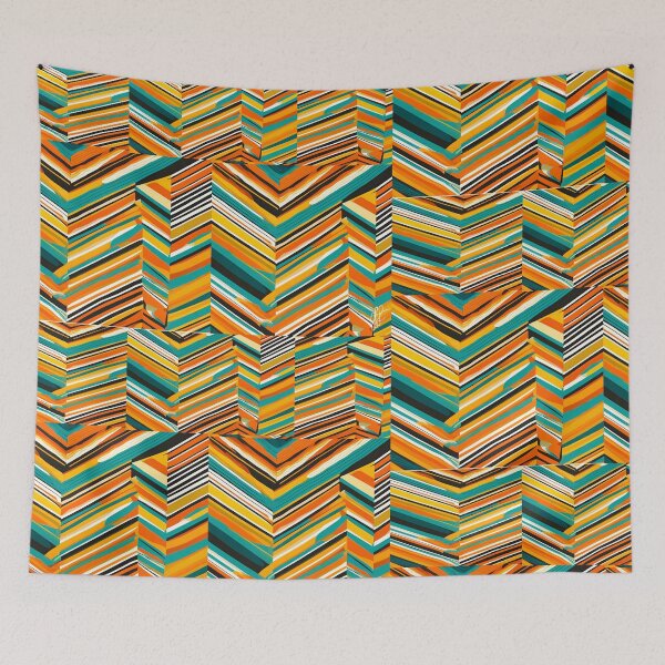 Item preview,  Geotometric Mosaic 3d with "happy colors"   designed and sold by Atarac.