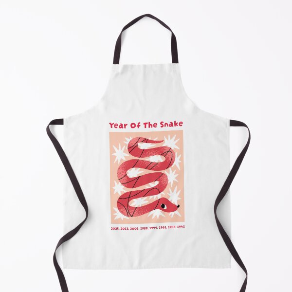 Item preview, Year Of The Snake 蛇年 Red Cartoon Snake designed and sold by GraTEEtude.
