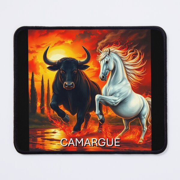 Item preview, Wild Race in Camargue Bull and Horse designed and sold by Astralia.