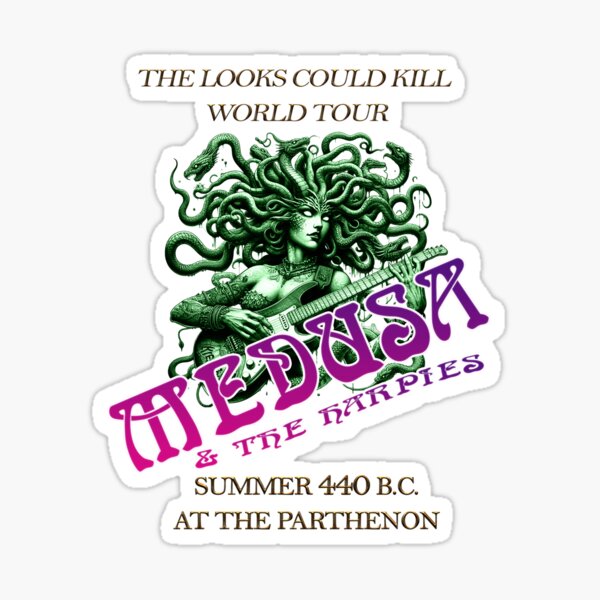 Vista previa del artículo con la obra «MEDUSA Y LAS ARPÍAS», diseñado y vendido por Foxlindesigns.
