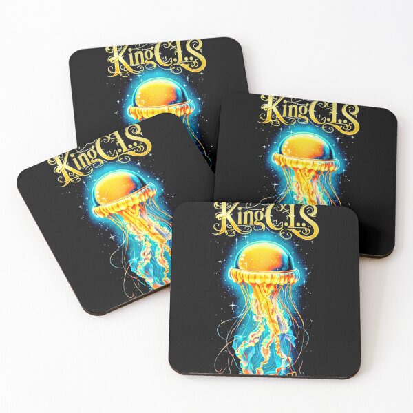 Item preview, King C.L.S Jelly Fish Royale| Golden Yellow | Turquoise Blue | Gold designed and sold by Kingcls.