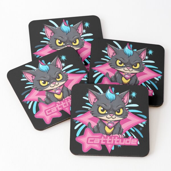 Item preview, Cattitude  designed and sold by pUNKnown.