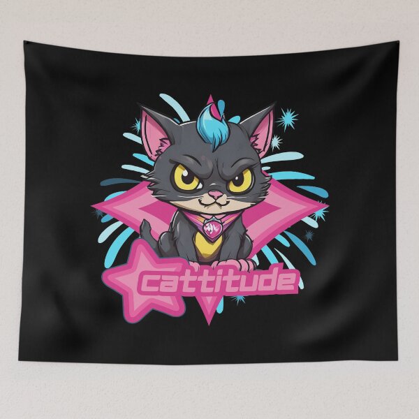 Item preview, Cattitude  designed and sold by pUNKnown.