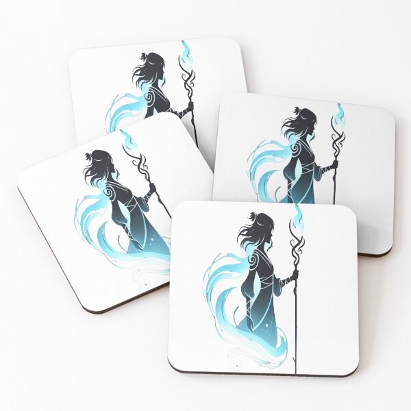 Item preview, Enigmatic Sorceress with Glowing Staff designed and sold by SuperNerdStore.