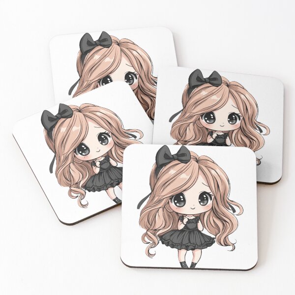 Artikelvorschau, Süßes Chibi Anime Mädchen – Kawaii Art entworfen und verkauft von InkDreamMotion.