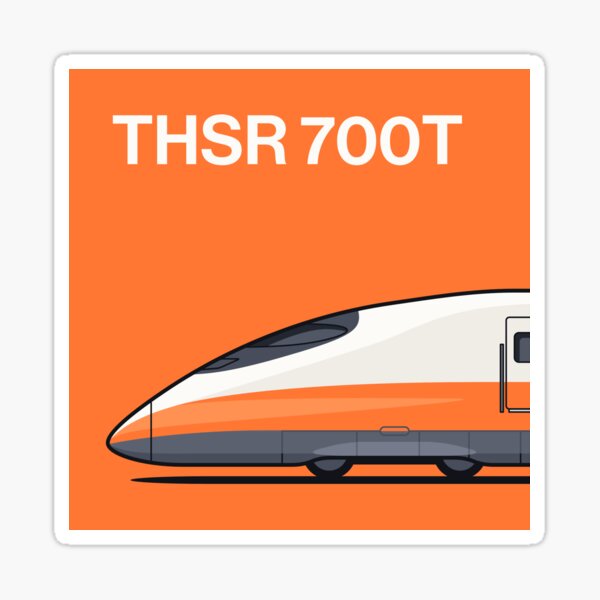 Item preview, THSR 700T High Speed Train Side Taiwan designed and sold by VoodooCircus.