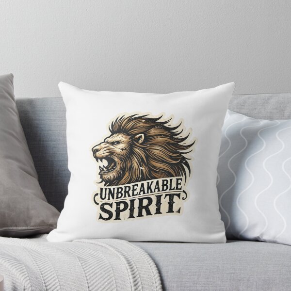 Item preview, Unbreakable Spirit - Fierce Lion Motivational Sticker designed and sold by Rhykho Realm.