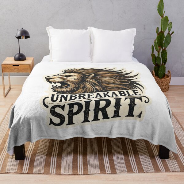 Item preview, Unbreakable Spirit - Fierce Lion Motivational Sticker designed and sold by Rhykho Realm.