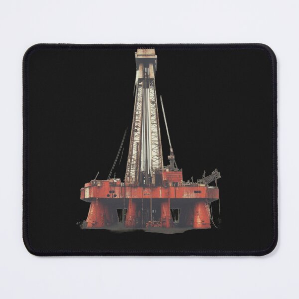 Item preview, Offshore Red Drill Rig designed and sold by Mochasgoods.
