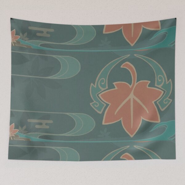 Item preview, Genshin Impact Name Card Kaedehara Kazuha: Autumn Maple-Viewing designed and sold by Geraldine-N.