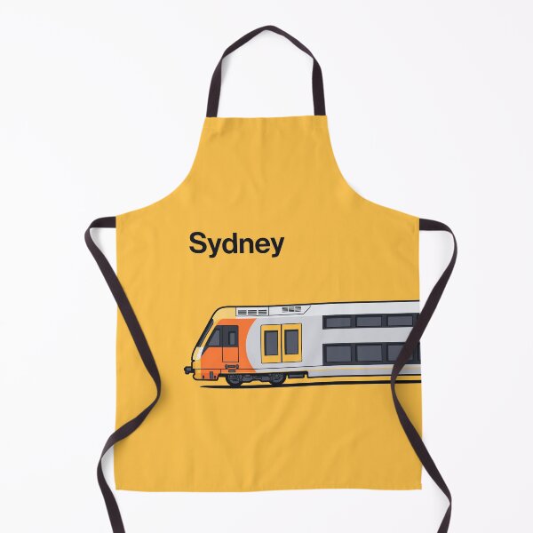 Item preview, Sydney A Set Yellow Waratah World Train Side Australia designed and sold by VoodooCircus.
