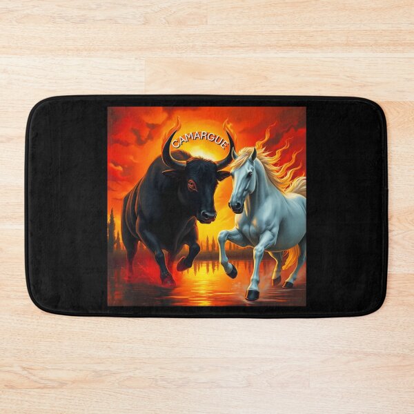 Item preview, Gallop at Sunset Bull and Camargue Horse designed and sold by Astralia.