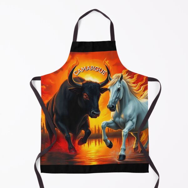 Item preview, Gallop at Sunset Bull and Camargue Horse designed and sold by Astralia.
